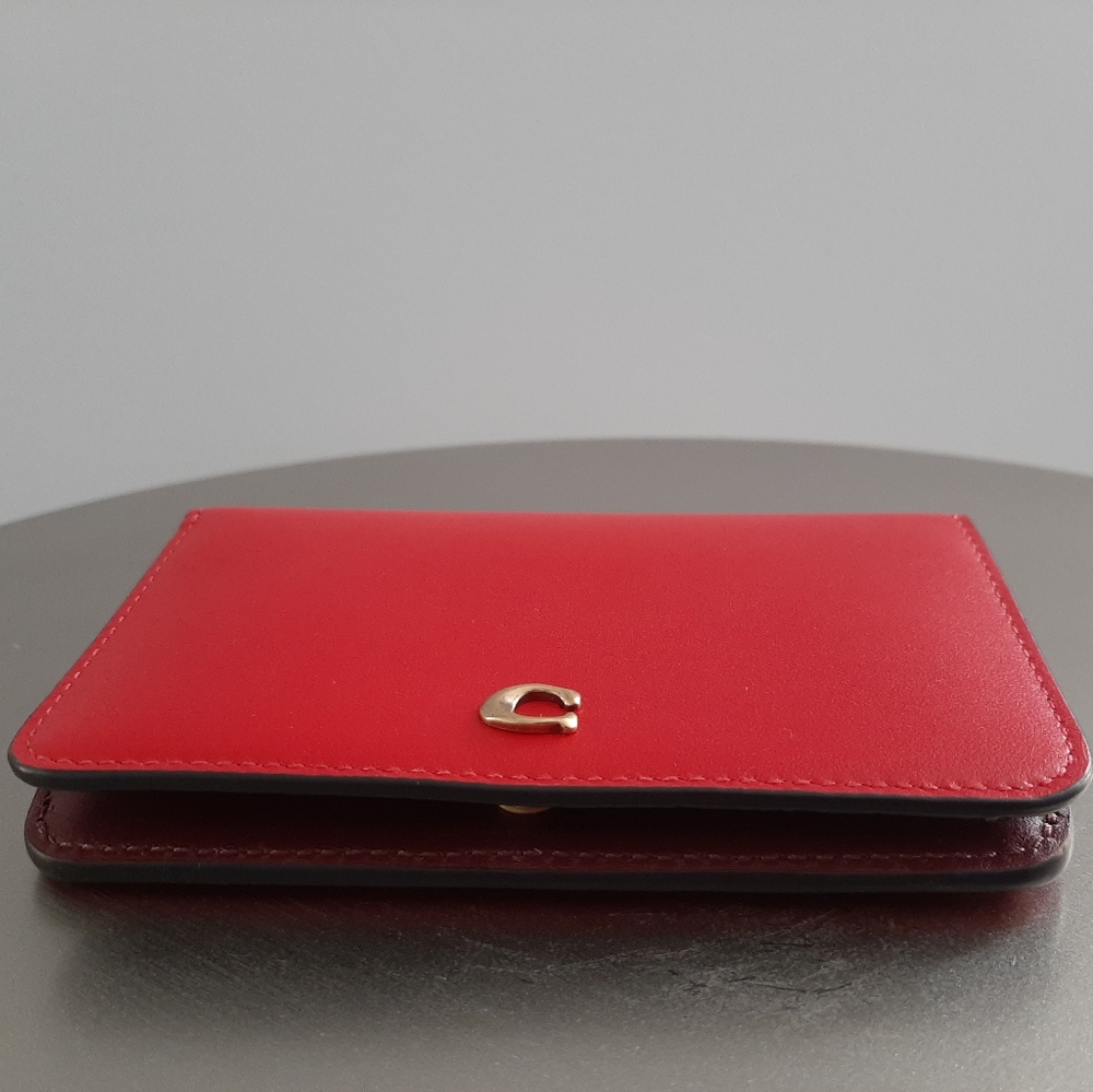 Coach Slim Card Case in Colorblock
